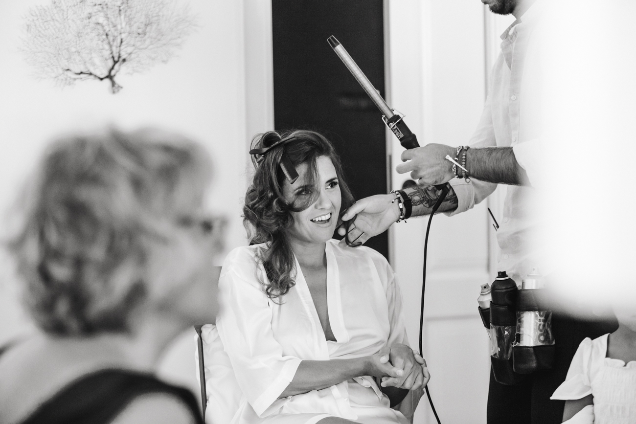 Matrimonio di Marco & Antonella, preparazione sposa