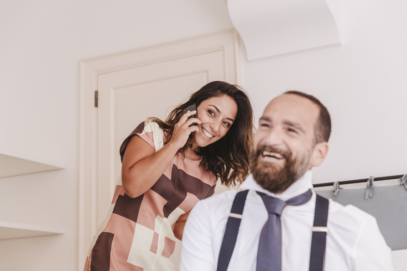 Matrimonio di Marco & Antonella, preparazione sposo