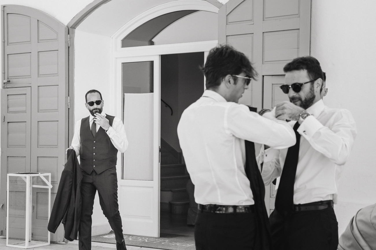 Matrimonio di Marco & Antonella, sposo con amici