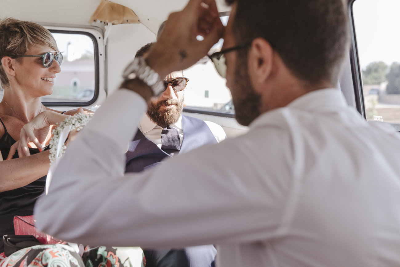 Matrimonio di Marco & Antonella, sposo verso la chiesa