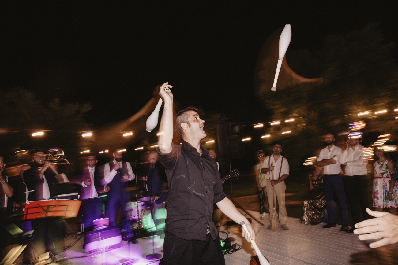 Matrimonio di Marco & Antonella, giocoliere