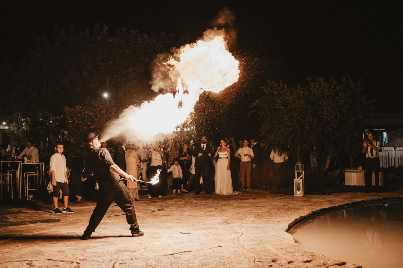 Matrimonio di Marco & Antonella, sputafuoco
