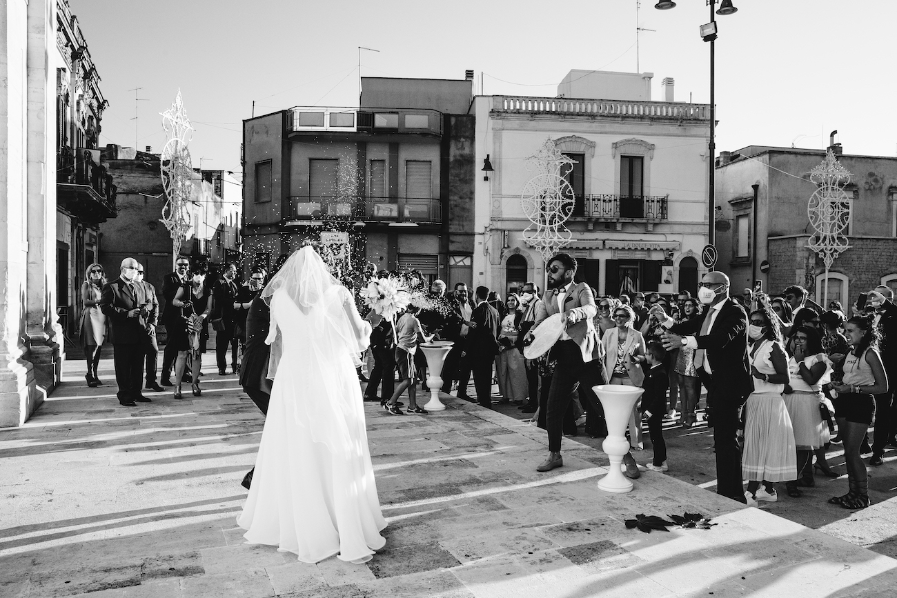 wedding day giovanna e rocco, lancio riso