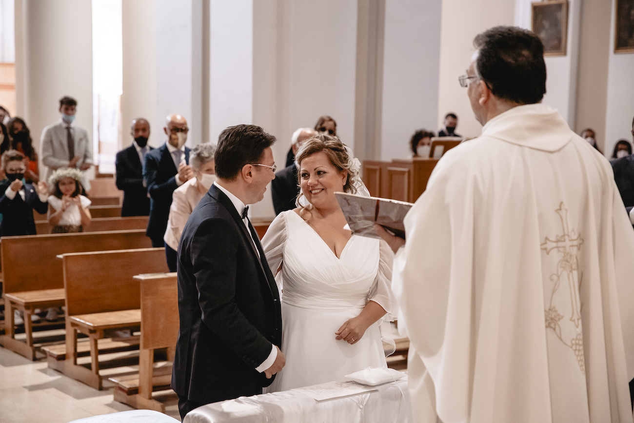 wedding day giovanna e rocco, risate sposi
