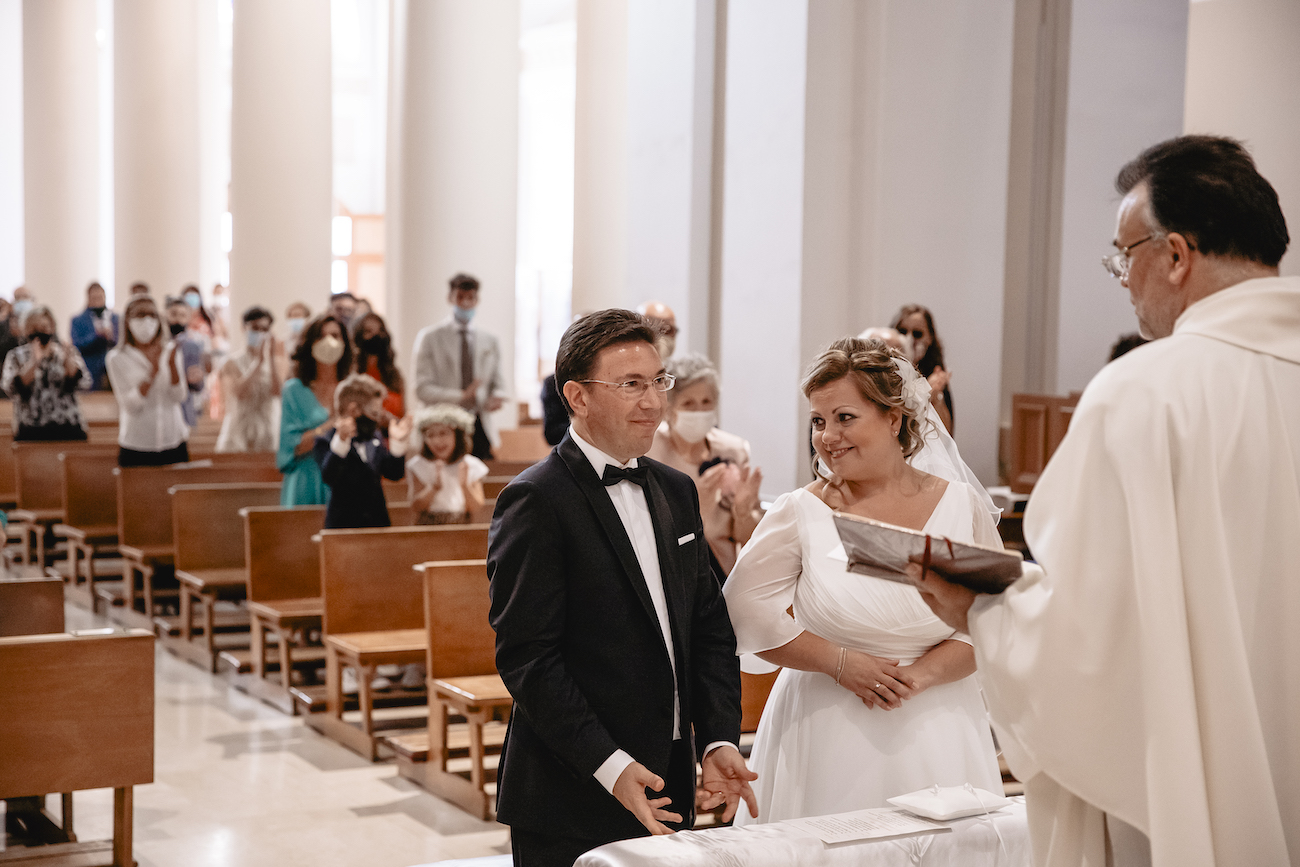 wedding day giovanna e rocco, risate sposi