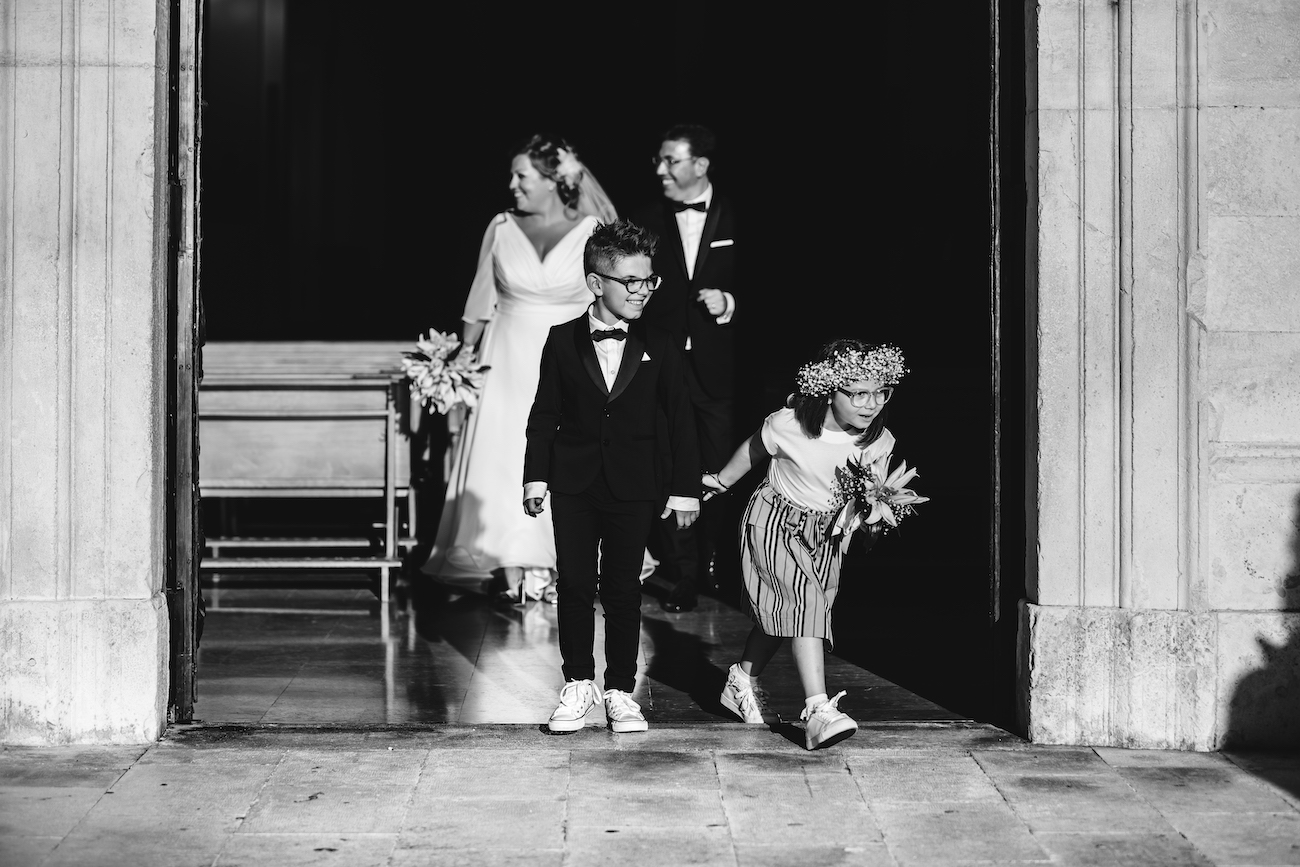 wedding day giovanna e rocco, uscita sposi