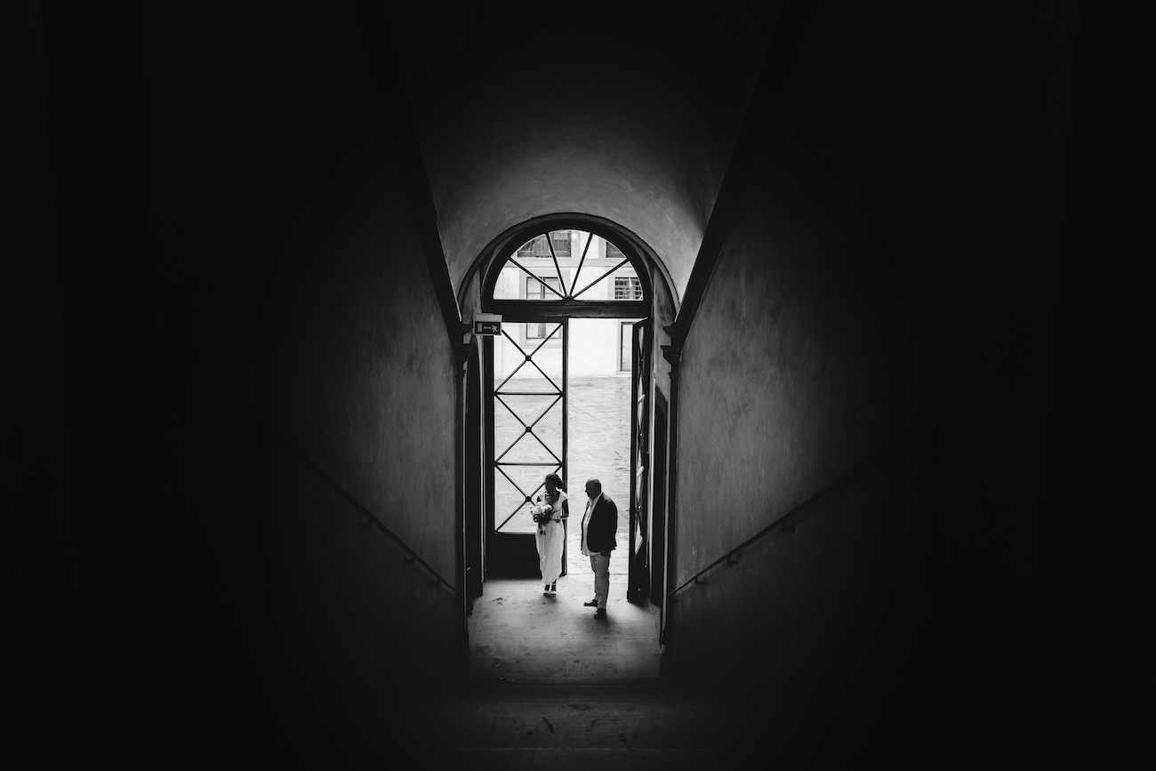 la sposa entra a palazzo vecchio
