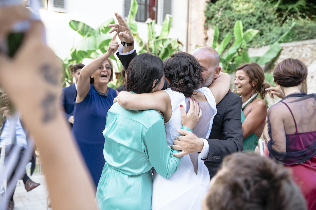 lancio del bouquet