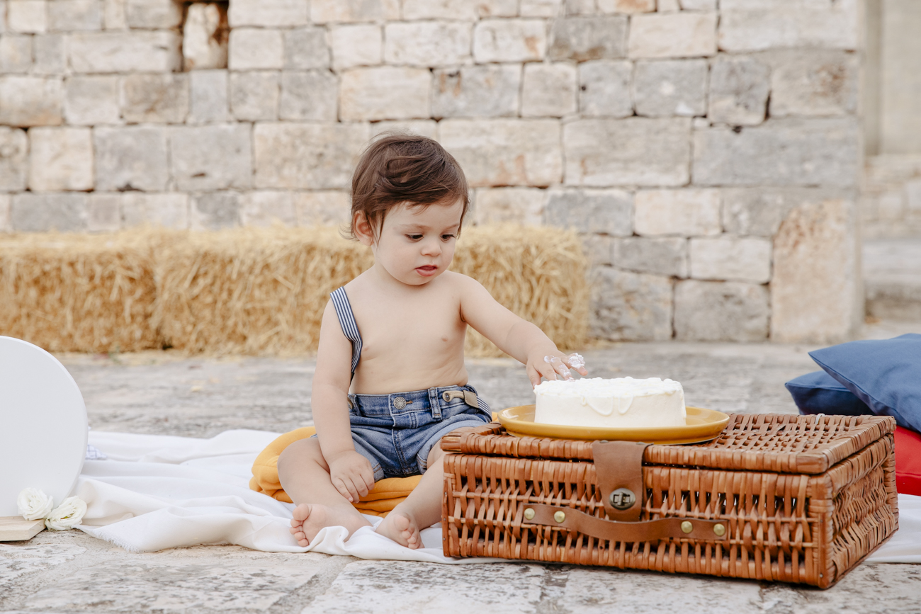 smash cake nicolò, uno
