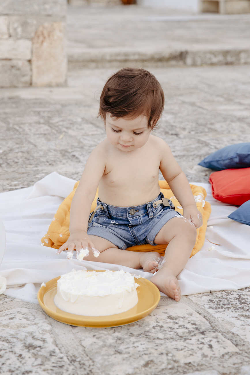 smash cake nicolò, uno