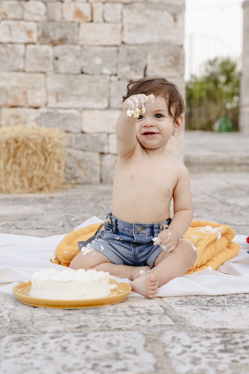 smash cake nicolò, uno
